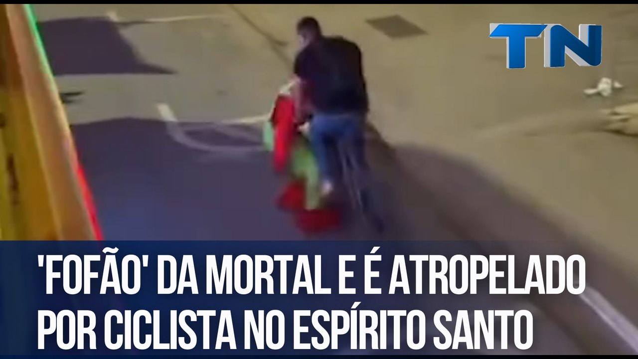'Fofão' é atropelado por ciclista em Aracruz