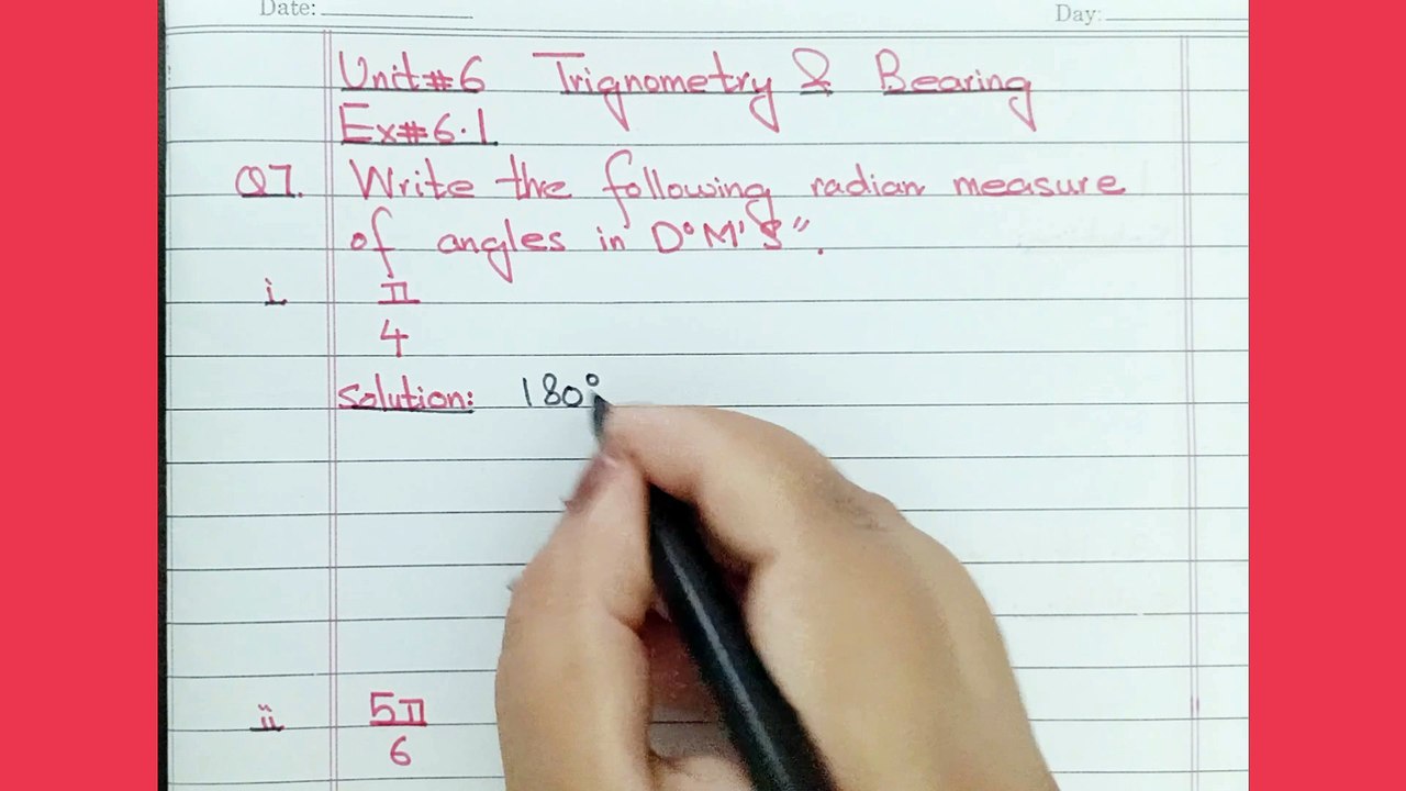 Conversion of angles