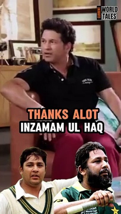 Sachin Tendulkar about Inzamam-ul-Haq