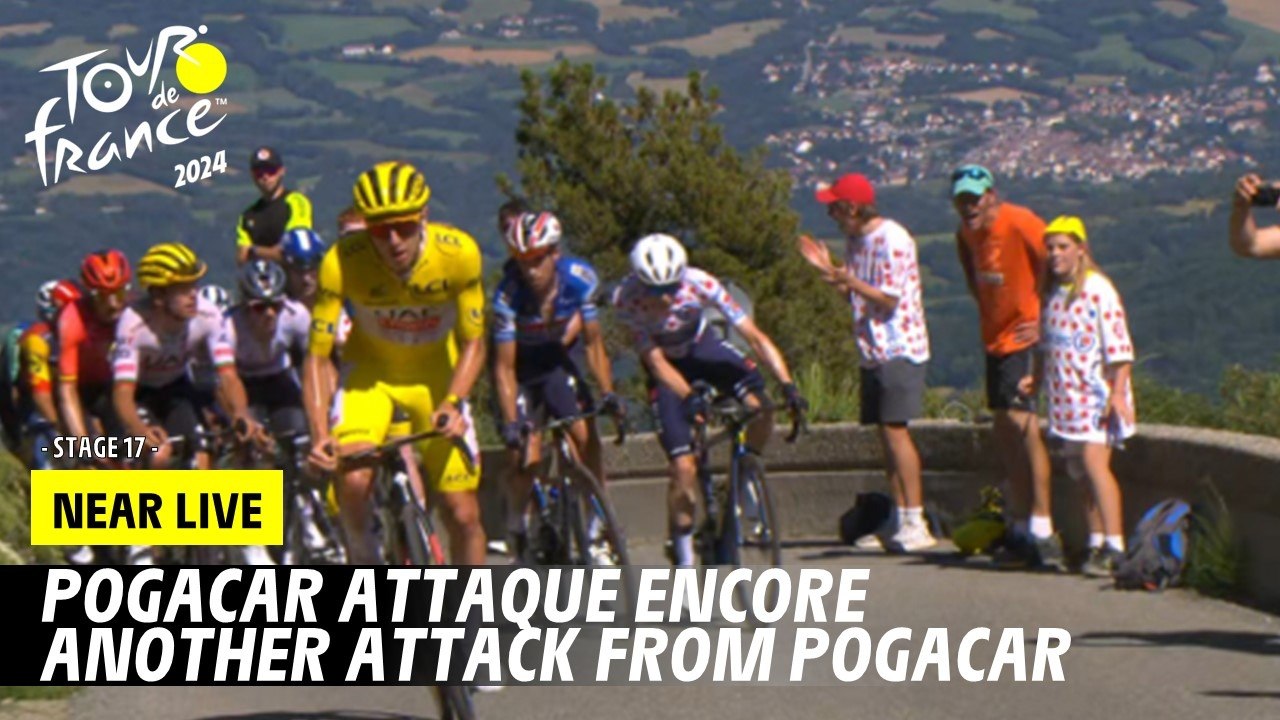 Another attack from Pogacar  - Stage 17 - Tour de France 2024