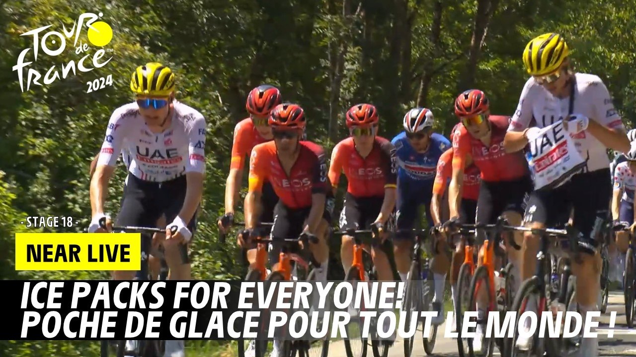 Ice packs for everyone! - Stage 18 - Tour de France 2024