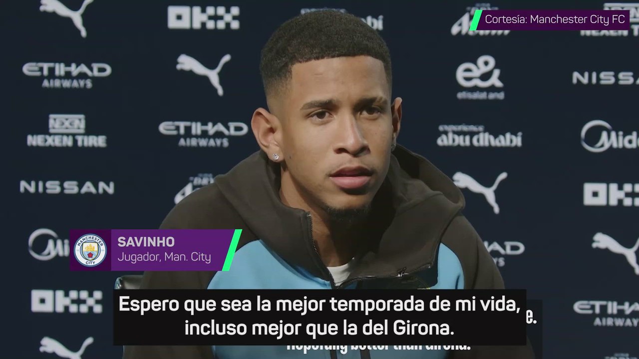Savinho: "Guardiola es el mejor entrenador del mundo"