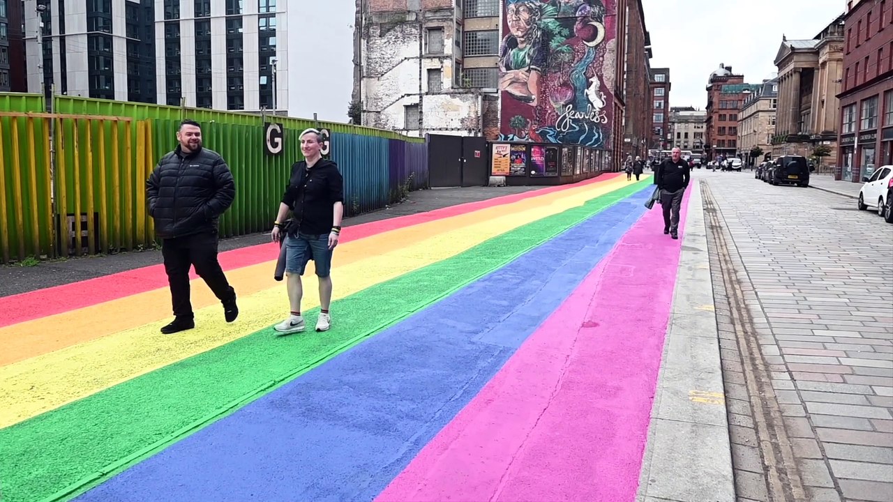 LGBTQIA+ Mural Unveiled In Glasgow