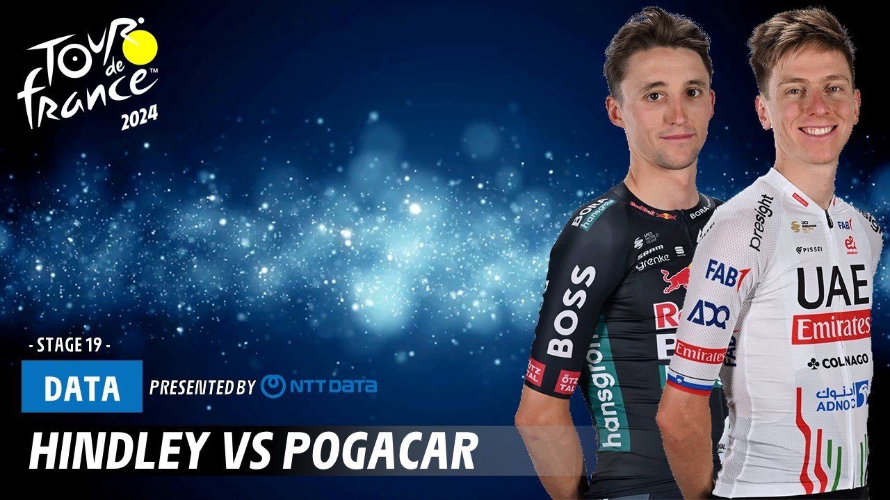Hindley vs Pogacar  - Tour de France 2024