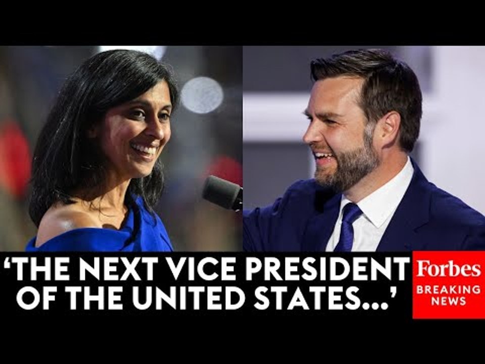 Usha Vance Delivers Remarks About Husband JD During The RNC