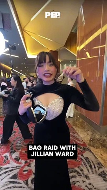 Bag Raid with Jillian Ward at the #GMAgala2024 #shorts