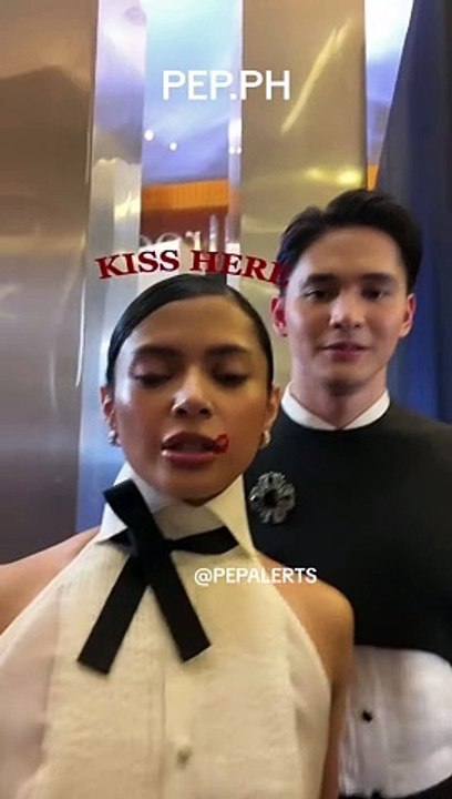 Bianca Umali & Ruru Madrid Kiss Me Challenge | #GMAGala2024 #shorts