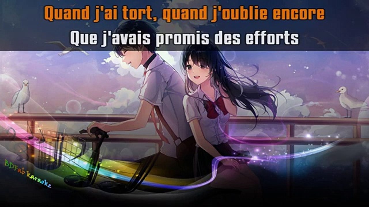 KARAOKE Pierre Garnier - À mes côtés