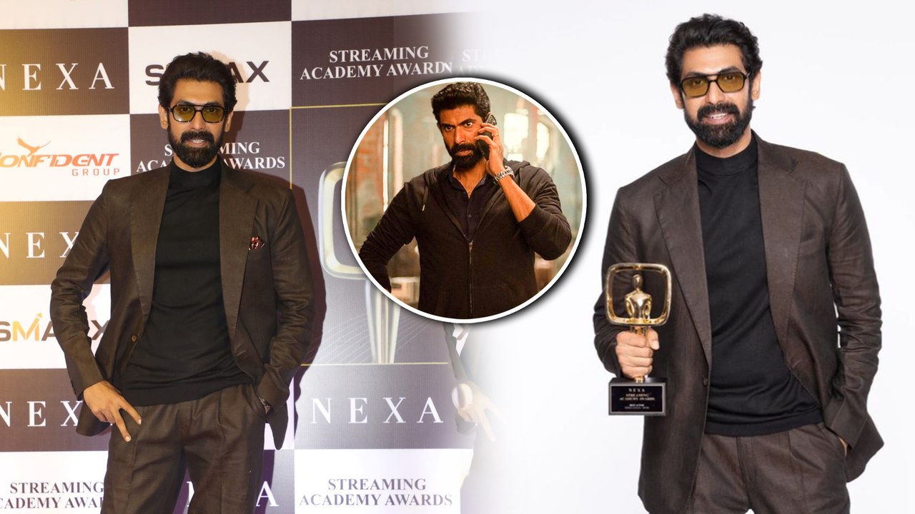 Rana Daggubati Clinches Best Actor Series Award For 'Rana Naidu' At NEXA Streaming Academy
