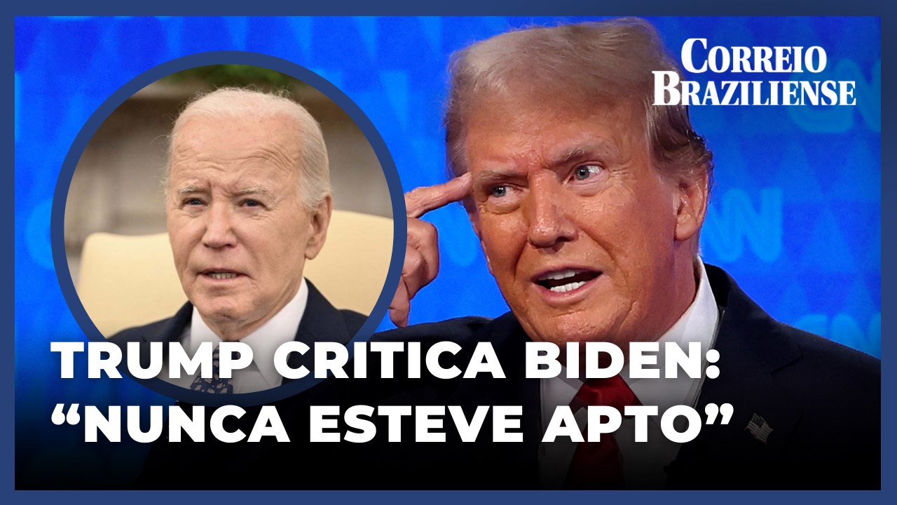 DONALD TRUMP REAGE À DESISTÊNCIA DE JOE BIDEN