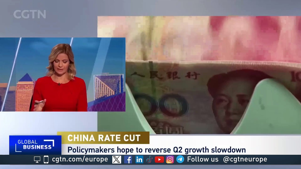 China surprises with interest rate cuts.