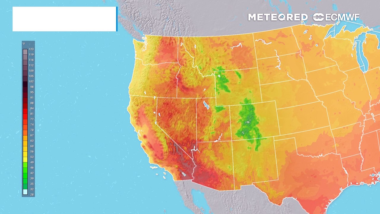 temperatures soar in the west