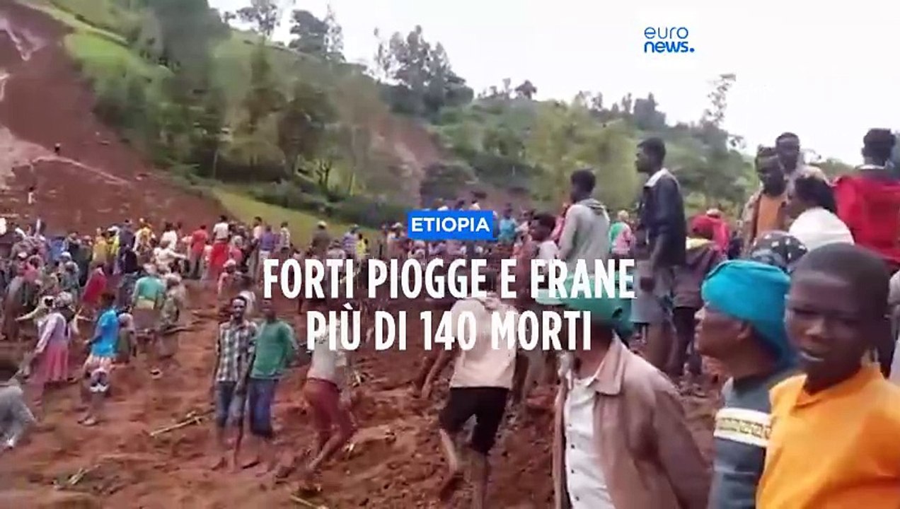 Etiopia, piogge intense e frane: muoiono oltre 140 persone