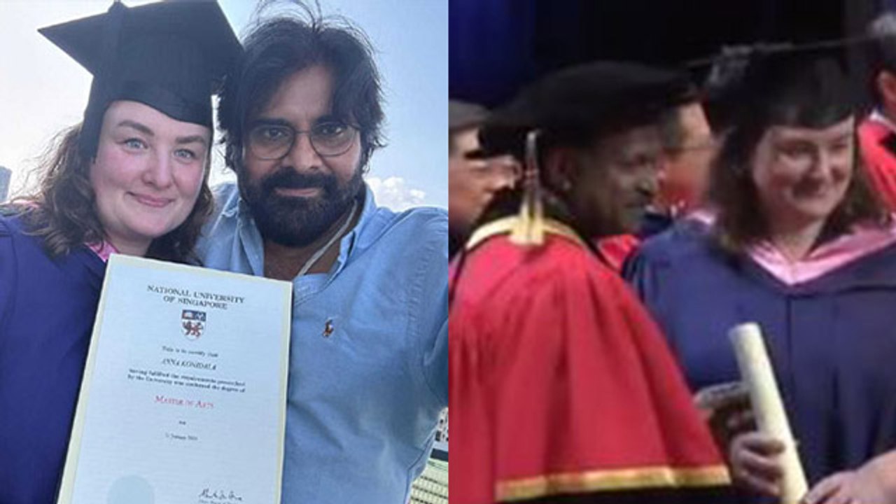 Pawan Kalyan Wife Anna Graduates From Singapore University, Actor Reaction & Love Story Viral