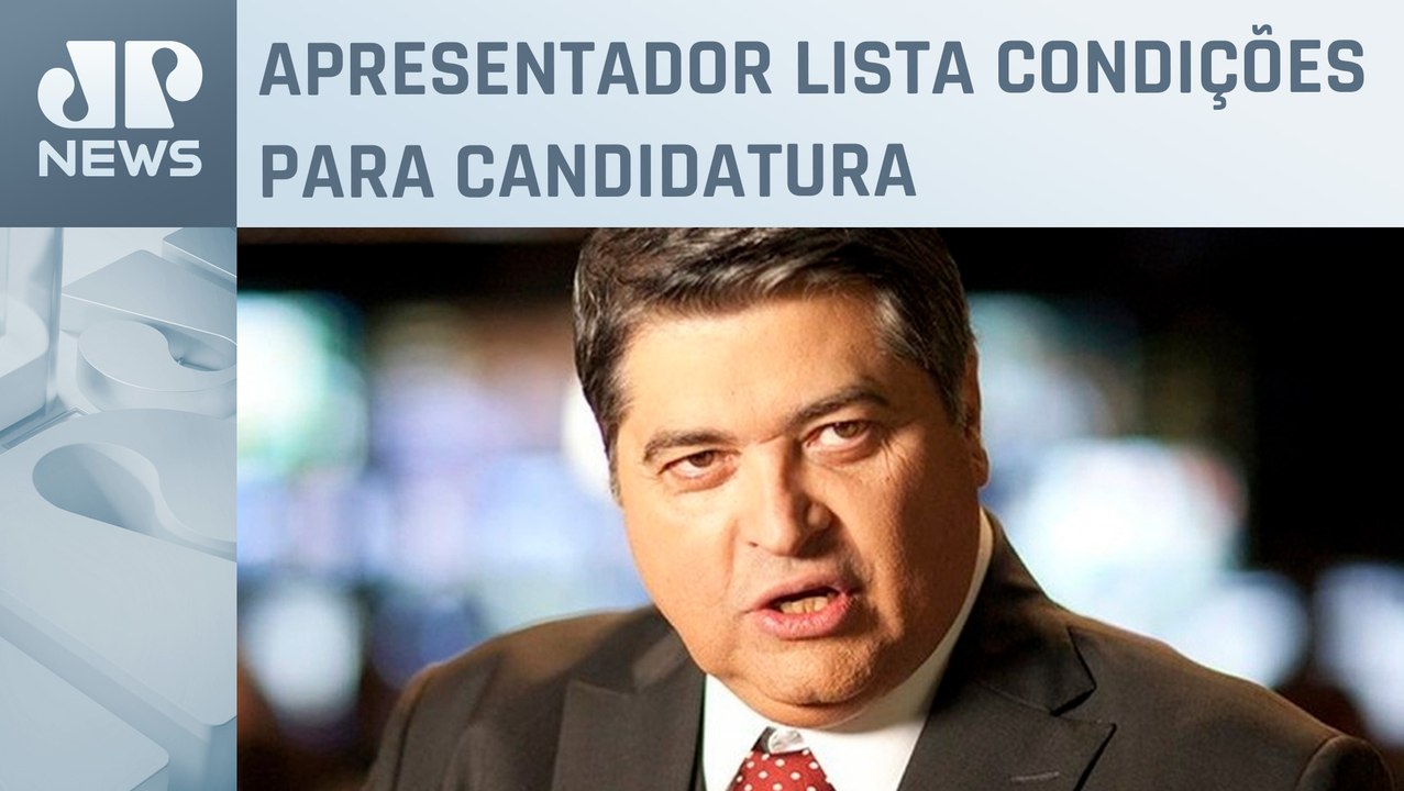Datena: “Se Biden pode desistir, por que eu não posso?”