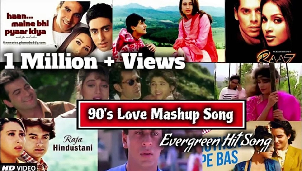Evergreen Love Mashup Songs , 90s Bollywood Remix Mashup, Song bollywood song_1