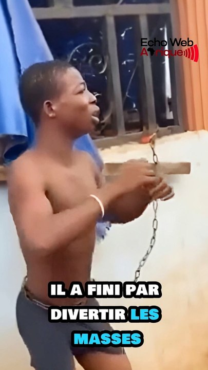 un voleur contraint de danser « Ozeba » avec les objets volés