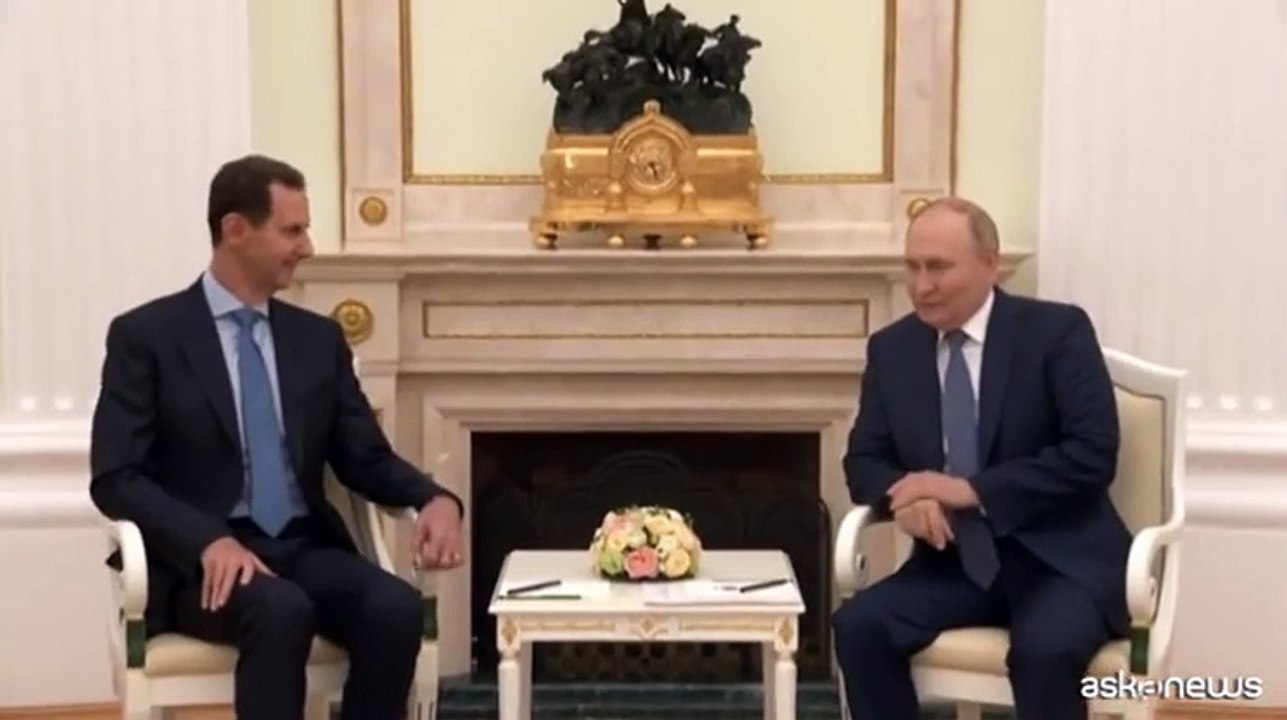 L'incontro fra Putin e Assad al Cremlino