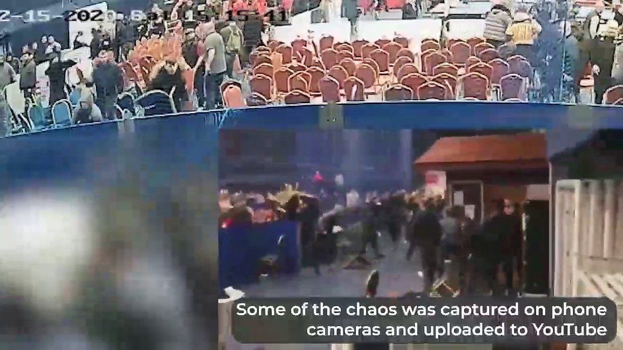 Fracas breaks out at junior boxing event