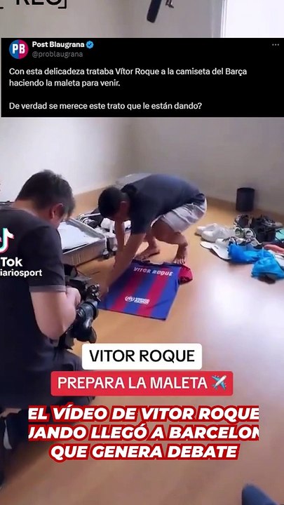 El vídeo de Vitor Roque hace meses que toca el corazón culé