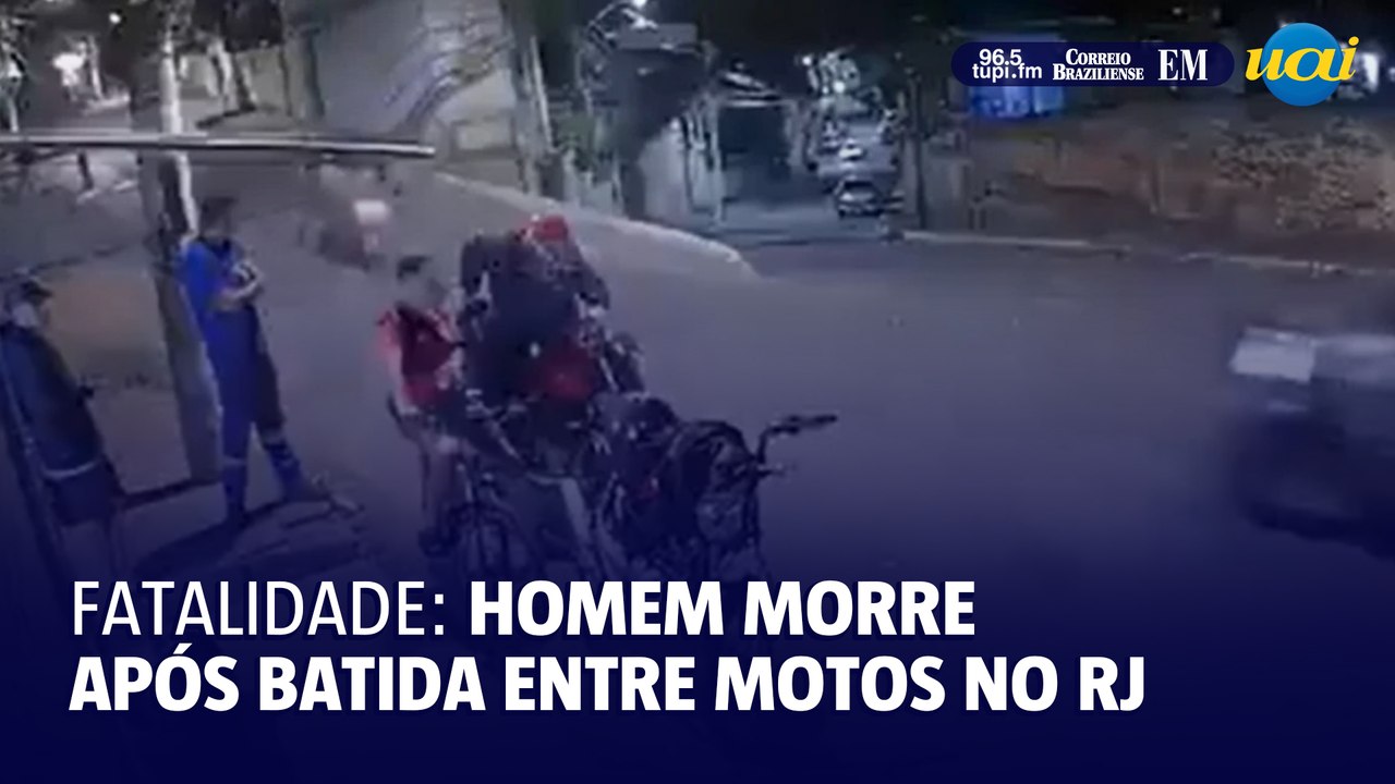 Batida entre motos deixa morto no Rio de Janeiro