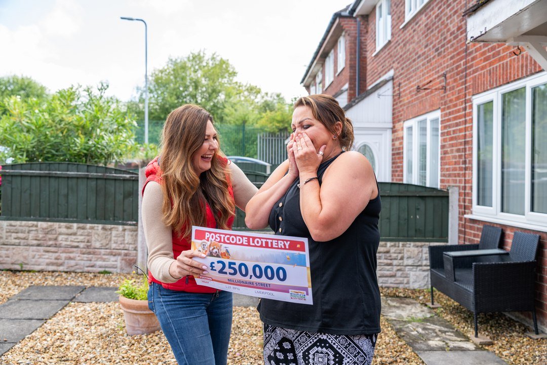 Watch the moment Liverpool street wins £1m in People's Postcode Lottery