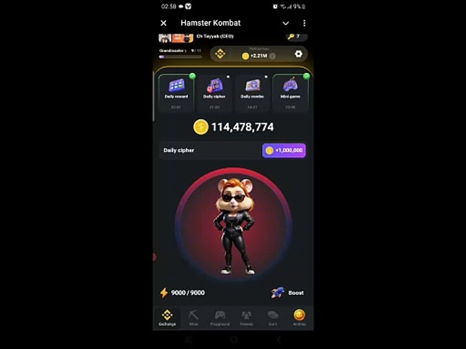 Hamster kombat Daliy Cipher  code Solve and Earn crypto coins 