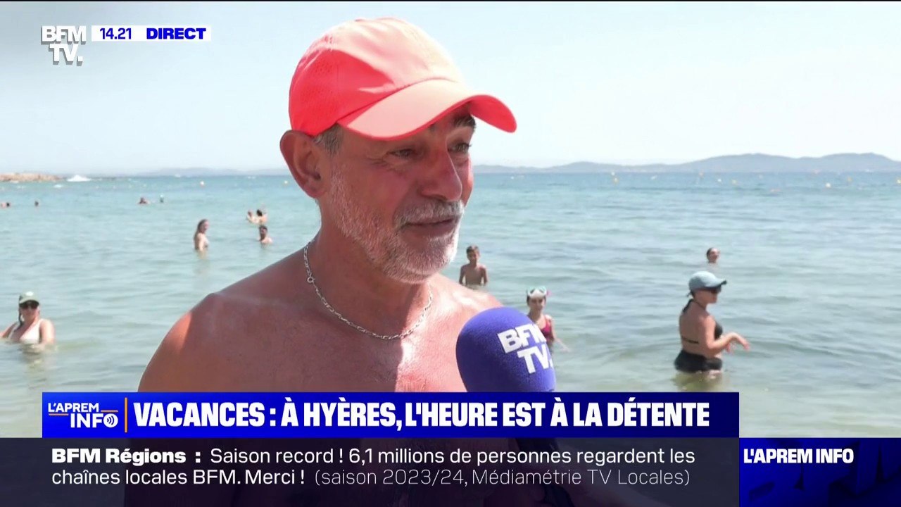 Vacances: Dans le Var, on se baigne pour contrer la chaleur