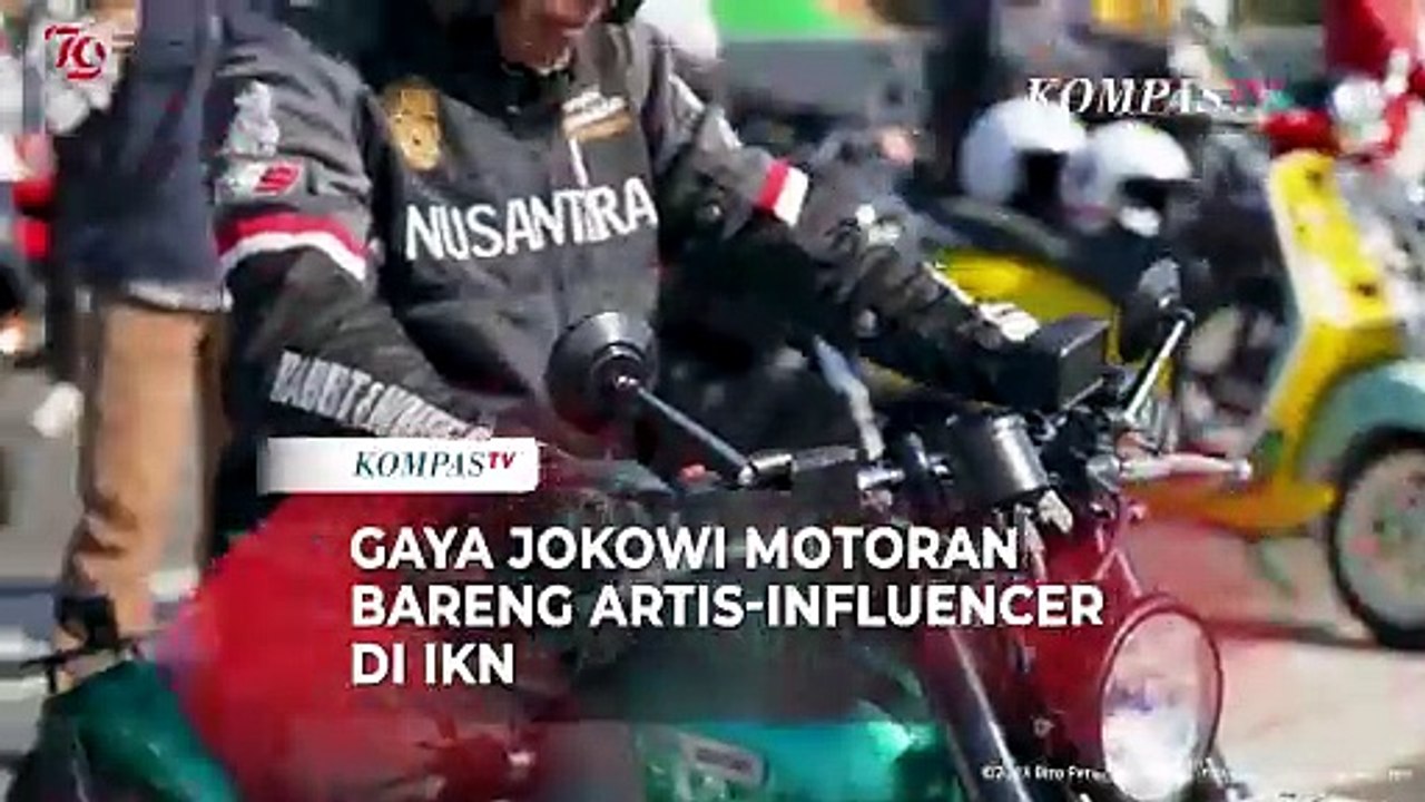 Jokowi Motoran Bareng Artis dan Influencer di IKN, Ada Atta Halilintar & Raffi Ahmad 🚗