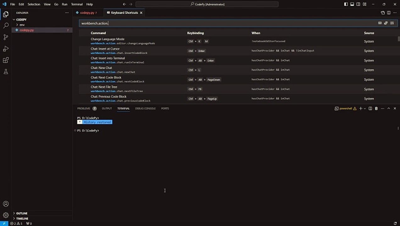Switch Between Text Editor & Terminal In VS Code