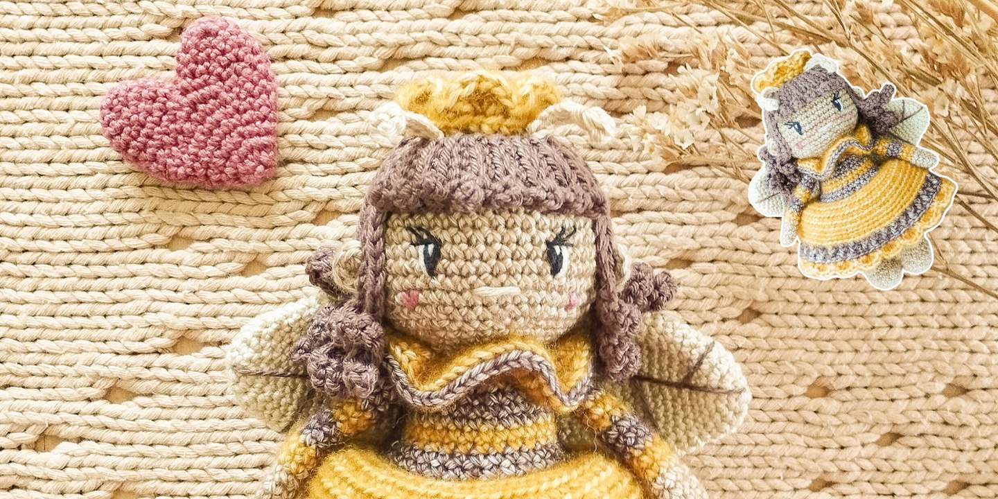 Tutoriel pour crocheter un doudou abeille pour les enfants