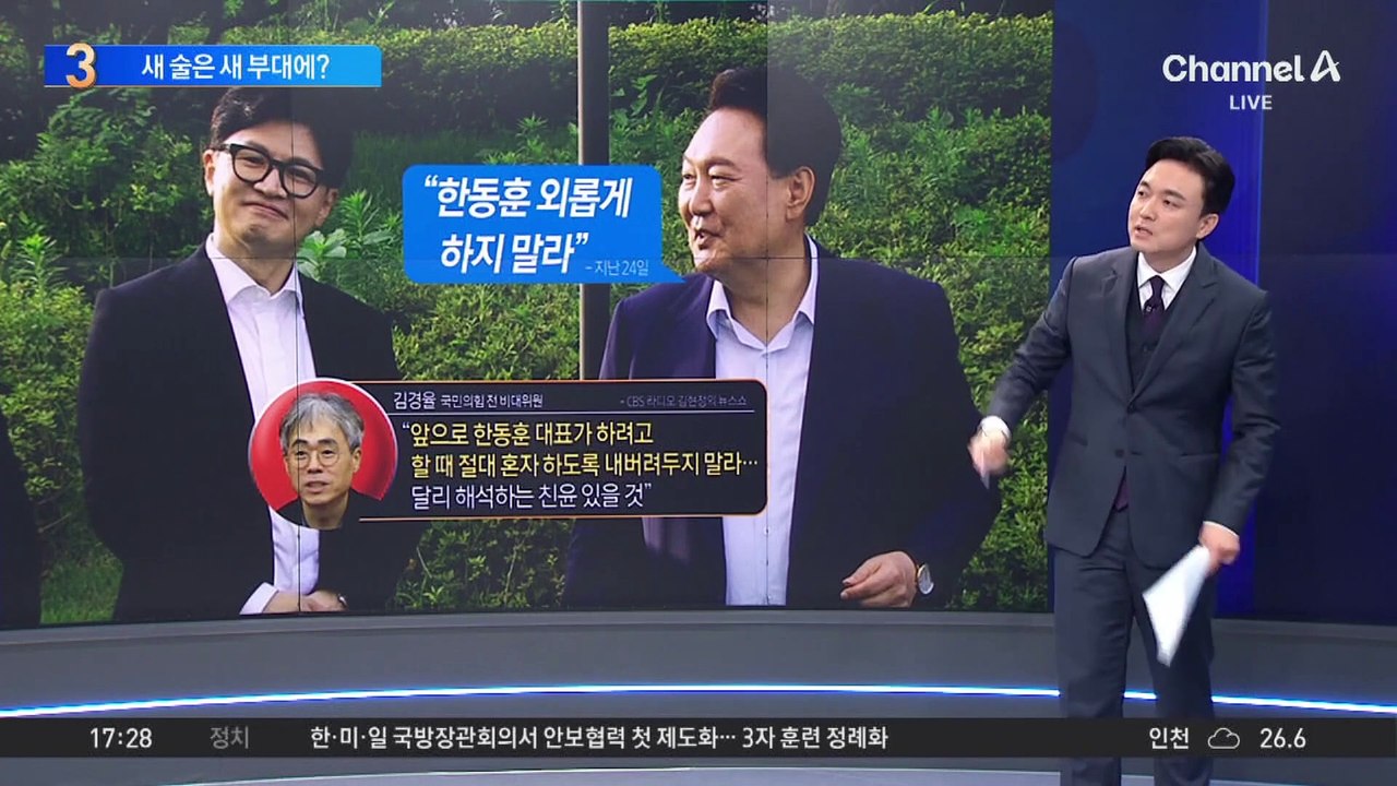 새 술은 새 부대에?…친한계 “자리 비워줘야”