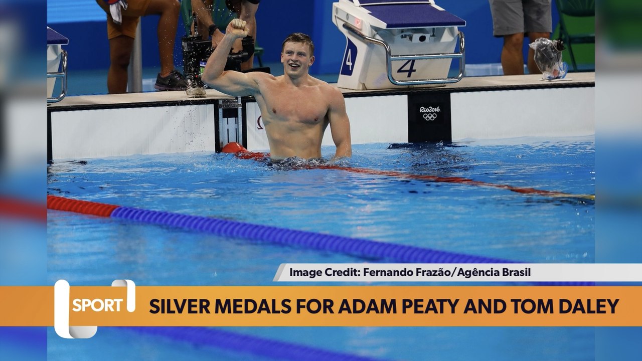 Silver Medals at the Olympics for Adam Peaty and Tom Daley