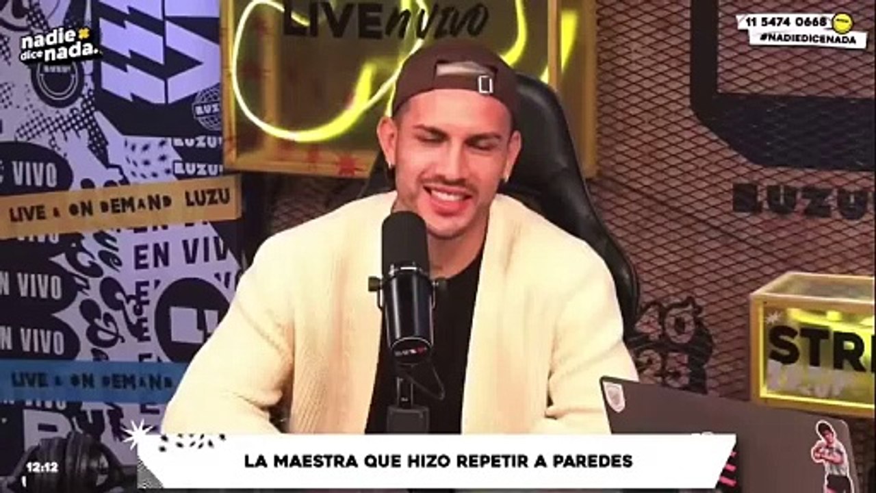 Leandro Paredes entiende el humor de Momi Giardina y le sigue la corriente