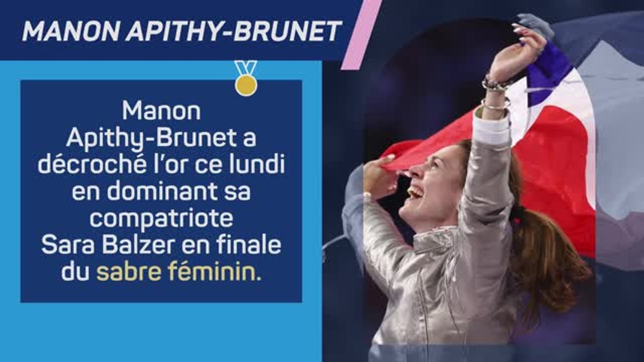 Paris 2024 - Manon Apithy-Brunet en or, Sara Balzer en argent