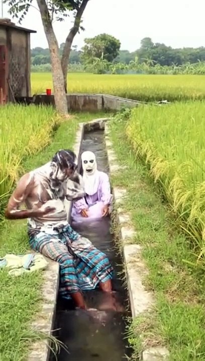 Funny scary ghost prank.