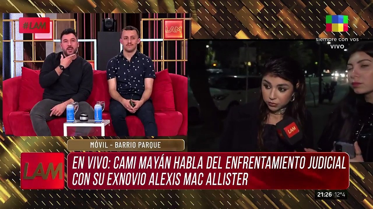 Camila Mayan confesó con quién chateaba de madrugada Alexis Mac Allister