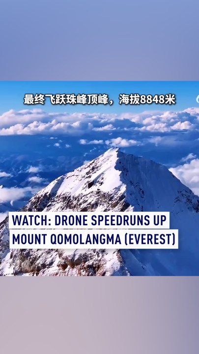 Drone Speed-Run from Everest Base Camp to Summit Using DJI Mavic 3 Pro
