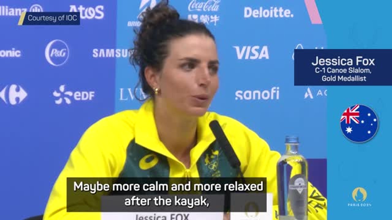 Fox compares kayak and canoe gold medal triumphs