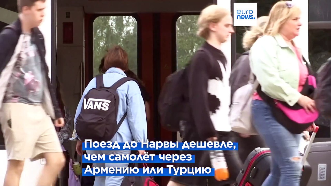 Длинные очереди на эстонско-российской границе