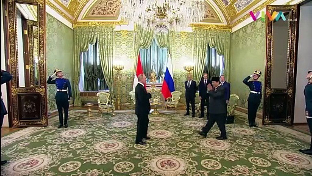 PRABOWO Samperin Presiden PUTIN, Bahas Kerja Sama Negara