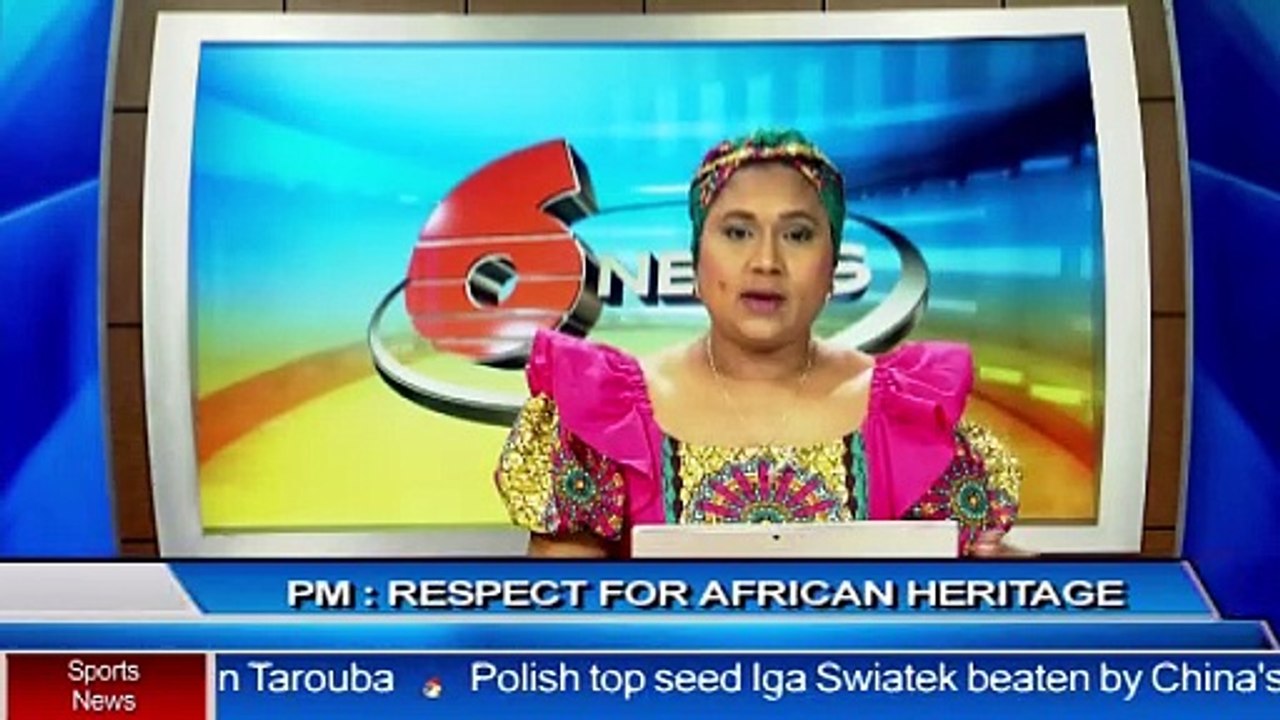 PM DEMANDS RESPECT FOR AFRICAN HERITAGE