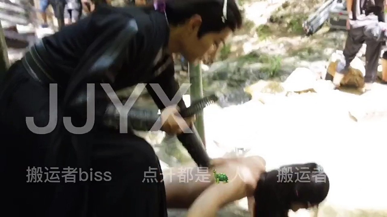 Xiao Zhan Touching Wang Yibo's Back