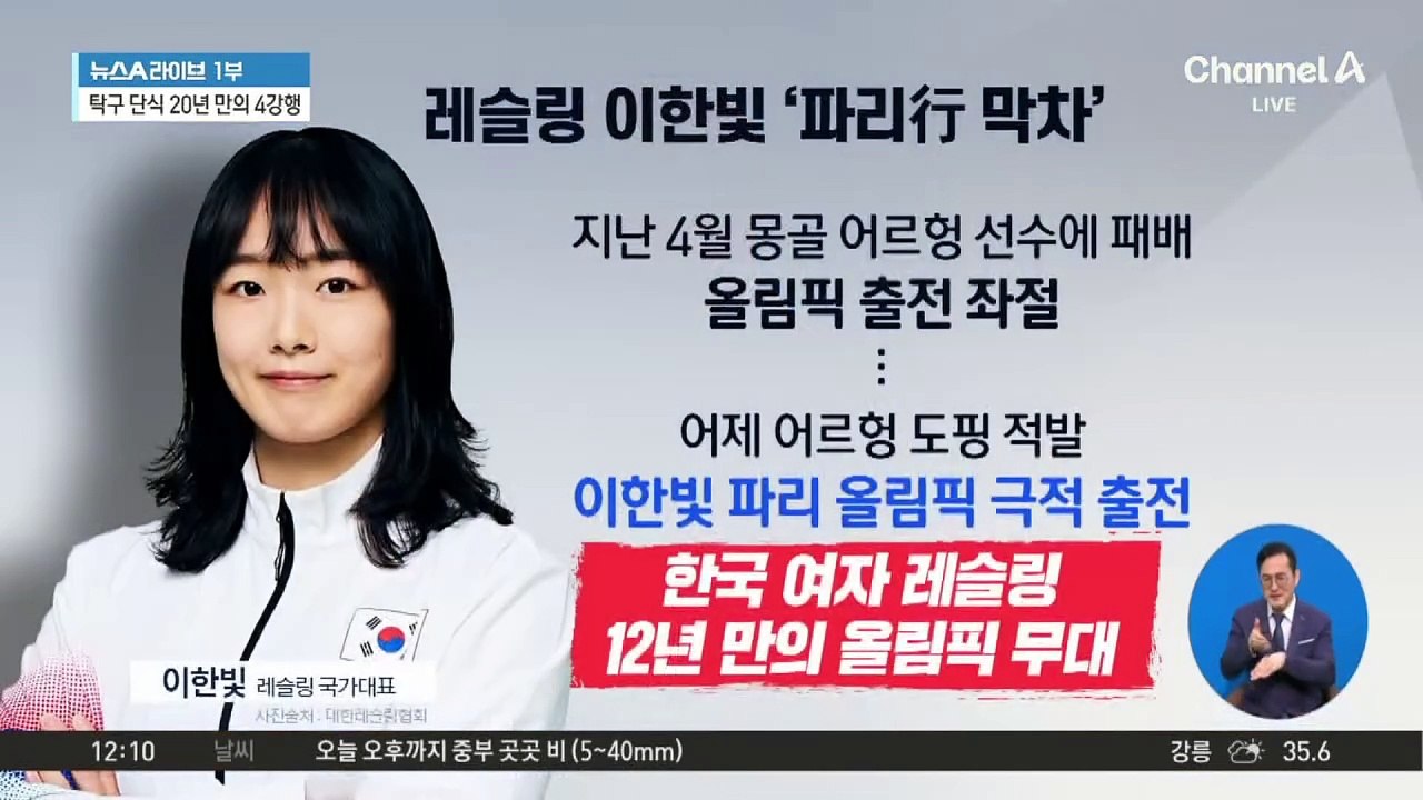 ‘레슬링 간판’ 이한빛, 극적 파리 올림픽 출전