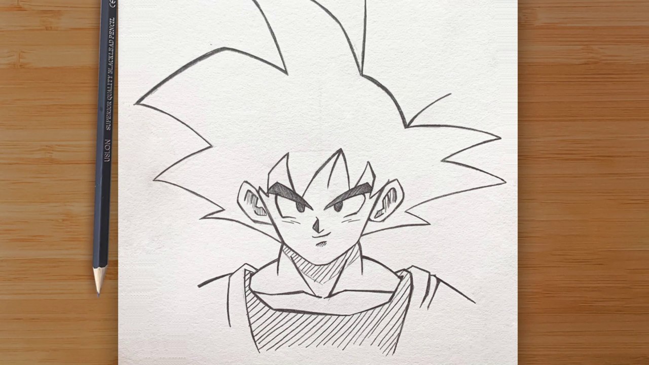How to Draw Goku Step by Step! ✏️
