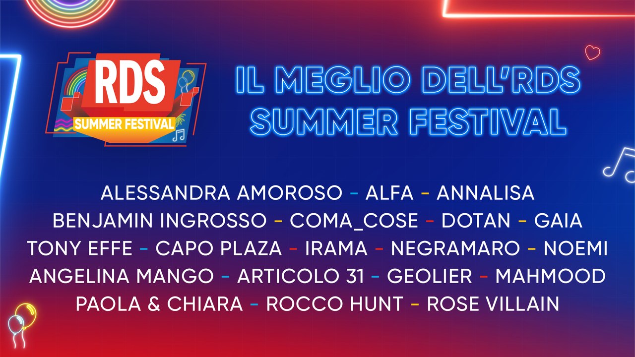 Il meglio dell'RDS Summer Festival: guarda la seconda puntata