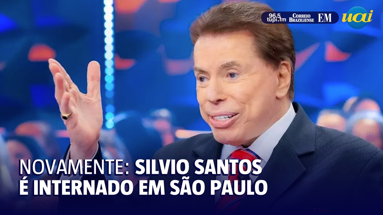 Silvio Santos é internado novamente no Albert Einstein