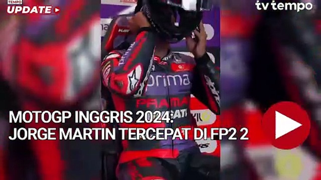 Jorge Martin Tercepat Saat Latihan Bebas 2 MotoGP Inggris 2024