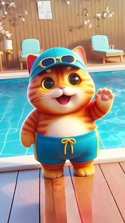 Chubby...obese...#cat #cute #socutekitty #aicats #ai