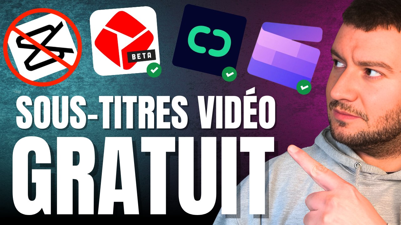 Créer des SOUS-TITRES Gratuits : les alternatives à CapCut
